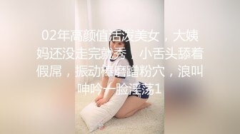 02年高颜值活泼美女，大姨妈还没走完就秀，小舌头舔着假屌，振动棒磨蹭粉穴，浪叫呻吟一脸淫荡1