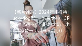 【新片速遞】2024年【推特 luckydog7】，泡良大神，3P调教艳遇不断，肥臀大奶、小家碧玉，叫声淫荡 (3)